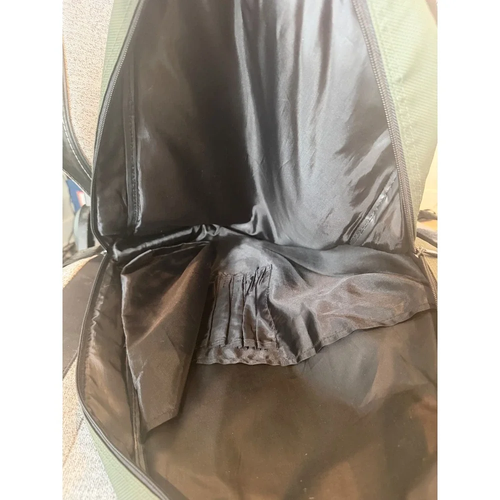 HUGO Hugo Boss Sling Backpack Olive Green Nylon Crossbody Bag Mesh Pocket